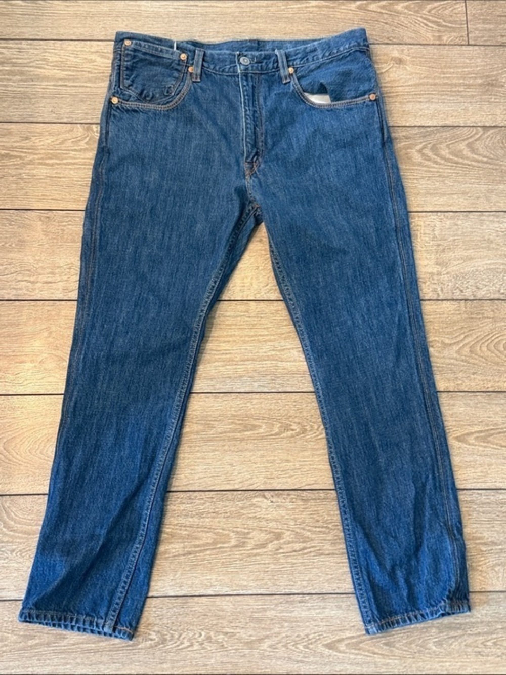 Levi's Straight Fit Dark Blue Jeans
